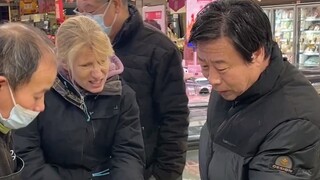 My mother-in-law and my dad went to buy fish - my dad went crazy