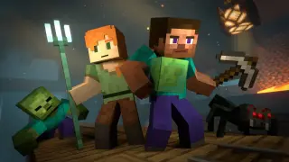 MINESHAFT - Alex and Steve Life (Minecraft Animation)