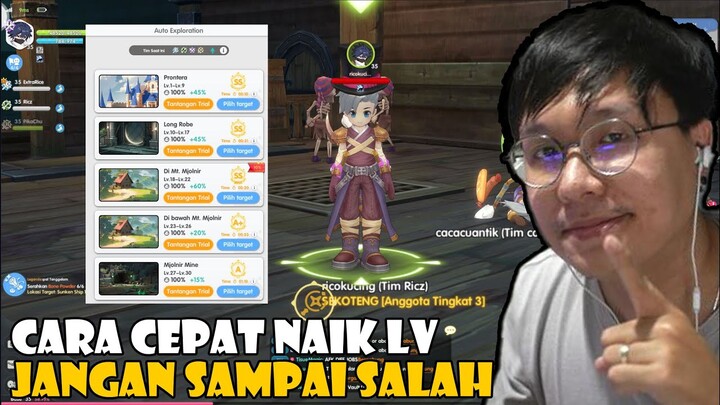 TIPS LEVELING CEPAT ! RAGNAROK REBIRTH ! WAJIB PAHAM !