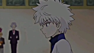 momen killua kaget saat melihat kakaknya