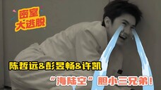 陈哲远&彭昱畅&许凯,《密逃》胆小三兄弟!