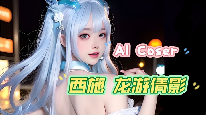 【AI Coser】Xishi, Graceful Dragon Dance | Honor of Kings | 4K HD