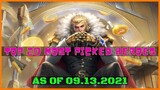 TOP 20 MOST PICKED HEROES IN MOBILE LEGENDS 2021 (SEPTEMBER)
