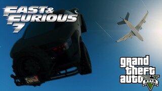 GTA 5 - Fast and Furious 7 Plane Drop Scene