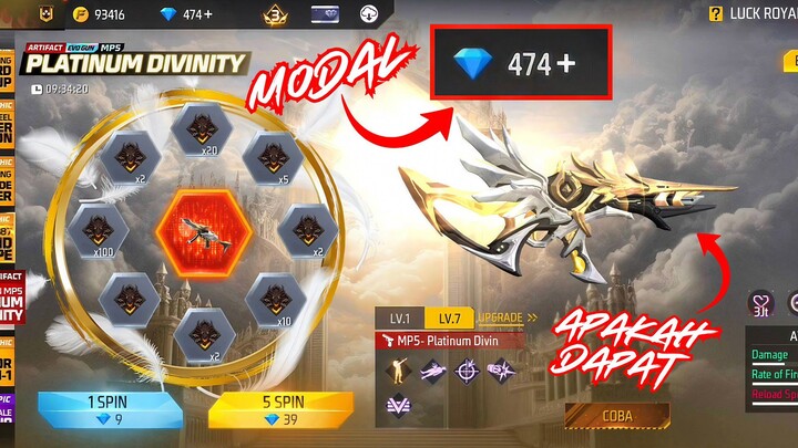 Spin Skin Evo Gun MP5 Modal 400 Diamond Apakah Dapet Skinnya! | Free Fire Indonesia