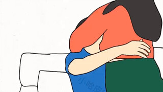 不舒服时的抱抱