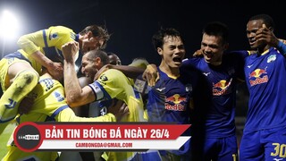 Bản tin Bóng Đá ngày 26/4 | Juventus áp sát top 3 Serie A; HAGL cầm hòa ĐKVĐ Hàn Quốc