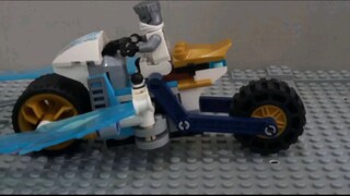 Ninjago Dragons Rising: "Zane's Ice Motorcycle 71816" Speed Build.