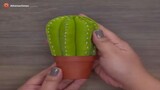 DIY Cactus pincushion