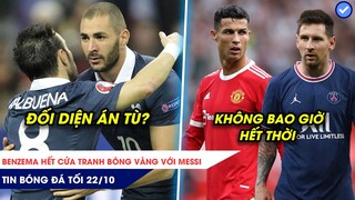 TIN BÓNG ĐÁ TỐI 22/10: Benzema đối mặt án tù mất cơ hội tranh bóng vàng với Messi, POGBA thoát nạn