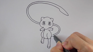 วาดมิว จาก โปเกม่อน เดอะมูฟวี่ ความแค้นของมิวทู