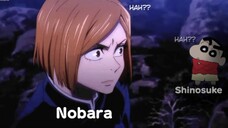 Ketika Dua Karakter Ini Bergabung Jadi Nobara Shinnosuke