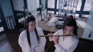 Wang Yibo and Lan Wangji cut. His wife plays a song to please her big brother!