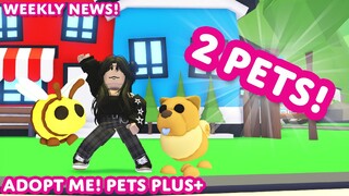 🐶 EQUIPPING TWO PETS?! 😻 Adopt Me! Pets Plus+ ➕ Weekly News! 🗞️ Adopt Me! on Roblox