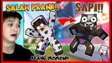 SALAH PRANK !! ABANG MOMON BERUBAH MENJADI SAPI BENERAN !! Feat @sapipurba Minecraft