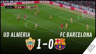 UD ALMERIA vs FC BARCELONA [1-0] • HIGHLIGHTS | VideoGame Simulation & Recreation