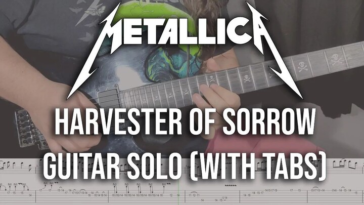Metallica - Harvester of Sorrow (Guitar Solo With Tabs)