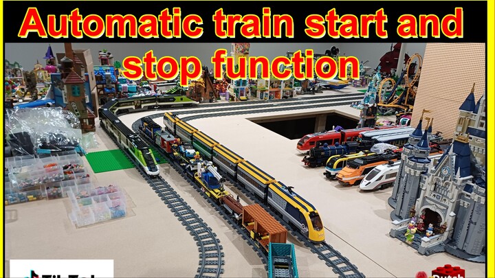Let's Lego trains start and stop automatically!