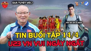 🔴Buổi Tập 14/4: HLV Park Nhận Tin Không Thể Vui Hơn Về Ngòi Nổ Số 1 U23 Việt Nam