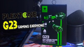 PLEXTONE G23 Gaming Earphone Unboxing and Review + Mic Test | (Compatible for PC and Cellphone)