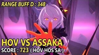 HOV VS Saha Assaka : Range DMG Buff (723) RL : 348 | Honkai Impact 3