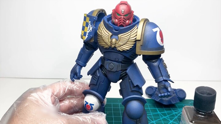 [Cantonese Raw] McFarlane 150's Warhammer 40K Space Marine, the beginner's entry-level light aging p