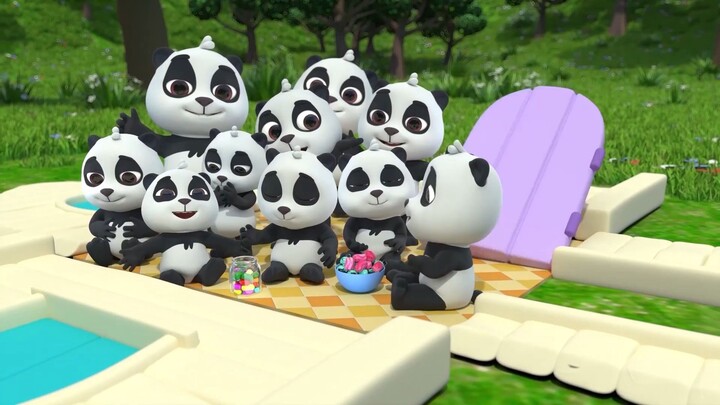 Counting 10 Little Pandas | LalaFun Nursery Rhymes & Kids Songs