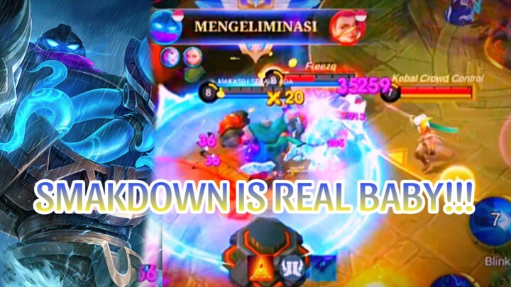 SMAKDOWN REAL BABY!!!