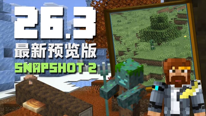 บล็อกใสและการปรับปรุงต่างๆ 26.3 Snapshot แนะนำเวอร์ชันใหม่ของ MC