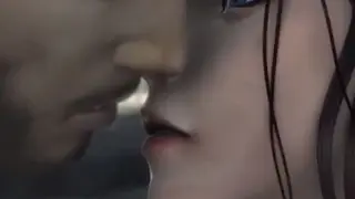 CG kiss scene, so clear, the picture is too beautiful