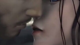 CG吻戏，如此清晰，画面太美
