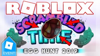 [EGG HUNT 2019 ENDED] HOW TO GET THE IRON MAN EGG! | Roblox Scrambled In Time