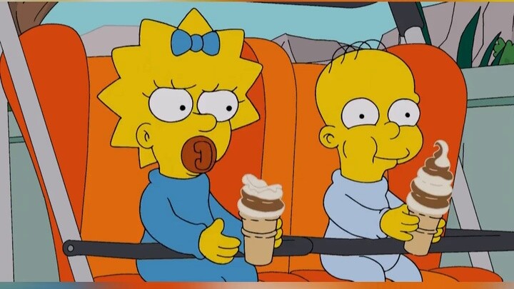Gia đình Simpsons: Giữa Maggie và Romer, Romer không chọn Maggie.