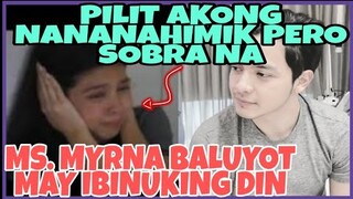 HALA MAINE MENDOZA HINDE NA NAPIGILAN ANG GALIT AT NAPA REACT NA. MS MYRNA BALUYOT MAY PANGBUBUKING