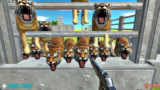 Survive in Zoo with Vicious Animals. FPS Perspective! Animal Revolt Battle Simulator