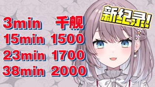 【美月もも】新纪录！日本新人vtb首播破2500舰长！