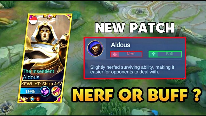 MOONTON IS THIS A NERF FOR ALDOUS ? WHY THIS ALDOUS IS SO OP?ðŸ˜±