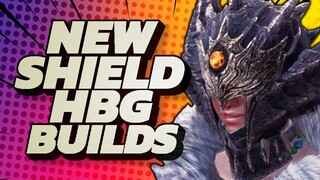 *NEW* SHIELD HBG BUILDS / PIERCE , SPREAD, NORMAL , STICKY | MHWORLD - ICEBORNE - FATALIS ARMOR OP.