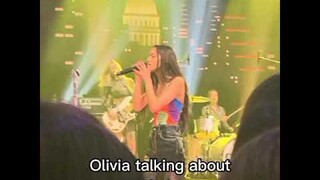 Olivia Rodirgo Talks About "enough for you" For The First Time LIVE