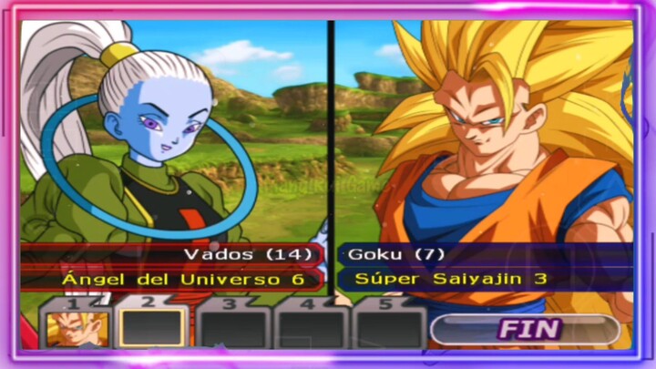 Vados Angel Universe 6 VS Goku SSJ 3 - DB MOD ANDROID GAMEPLAY