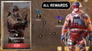 SANDSTORM'S EYE EVENT ALL REWARDS CODM 2022 SEASON 4 | HOW TO PLAY SANDSTORM'S EYE EVENT