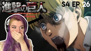 Attack on Titan S4 Episode 26 Reaction [Traitor]