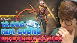 12.000 Kim Cương Mở Trang Phục | Đạo Sĩ Đỏ - Sát thủ Vô Diện | Vòng Quay Chế Tác | Garena Free Fire