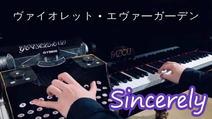 [Musik] Cover Piano "Sincerely" - Violet Evergarden