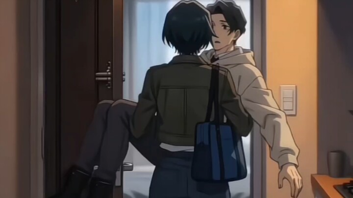 Maki's bridal carry after the wedding