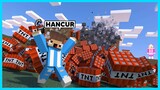 MIPAN & ZUZUZU Berantem Menggunakan TNT BOM! SEREM BANGET - Minecraft Survival