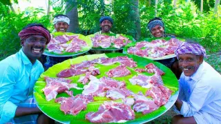MUTTON 65 - Boneless Mutton Fry Recipe Cooking In Village - Cooking Special 65 R