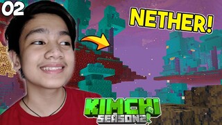 I Went To Nether And This is What Happened | KimChi SMP Season 2 Episode 3 (Tagalog)