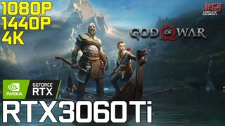 God of War | RTX 3060 Ti | 1080p, 1440p, 4K benchmarks!