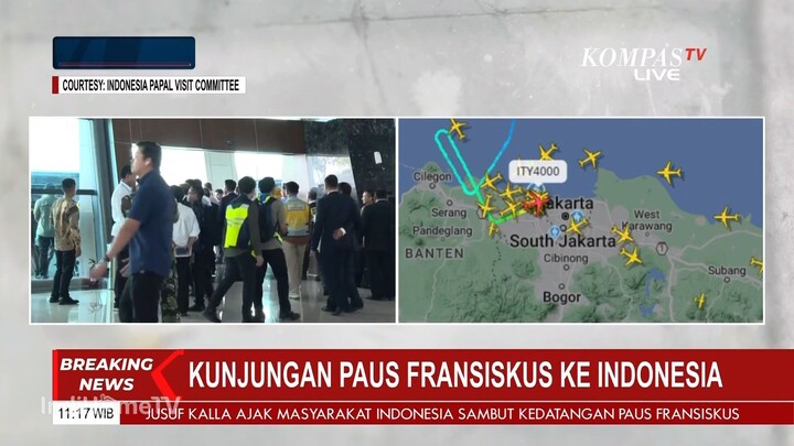 Breaking News - Kedatangan Paus Fransiskus